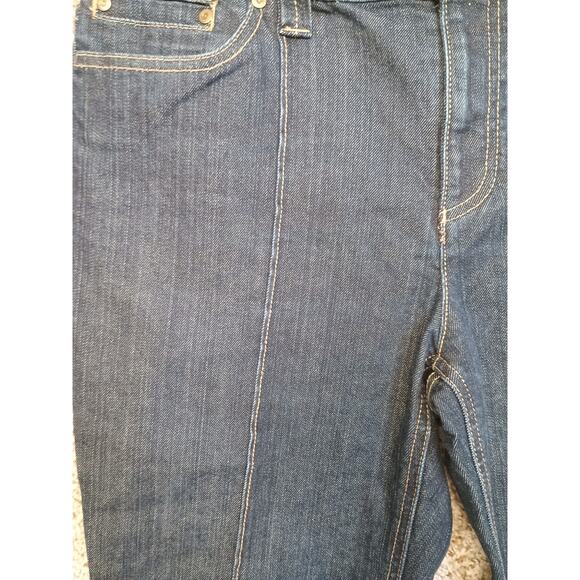 Chicos Jeans Womens Dark Wash Platinum Denim Ultimate Fit Capri Crop Size 1 US 8 - Picture 3 of 10